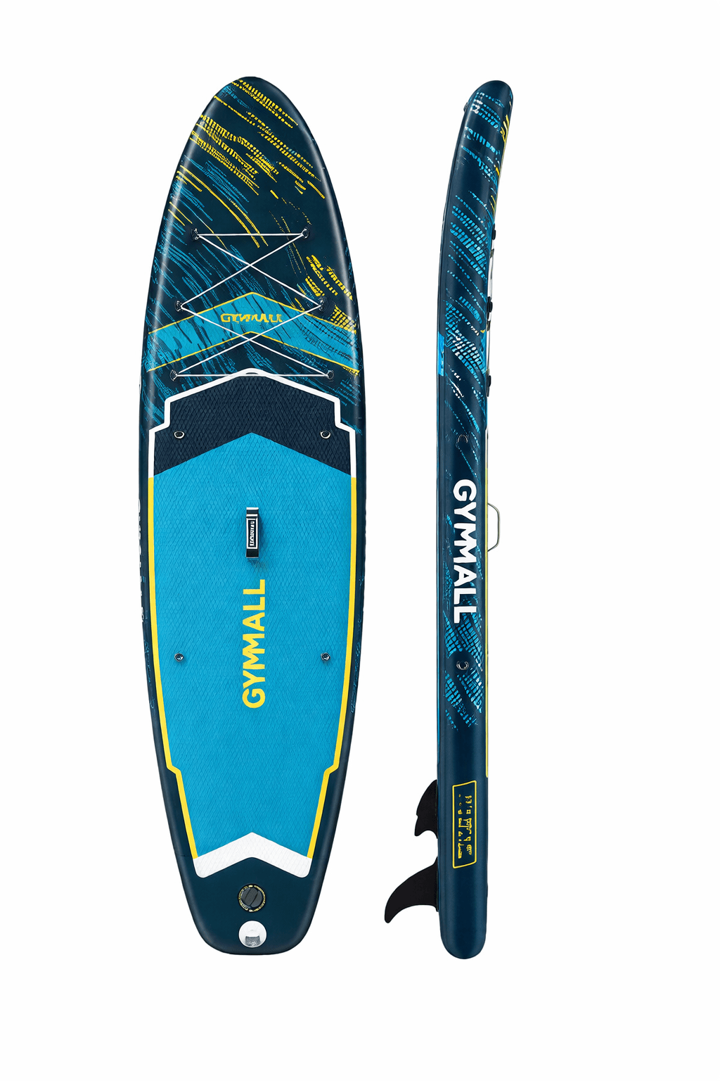 11' inflatable paddle board (blue and pink variants)